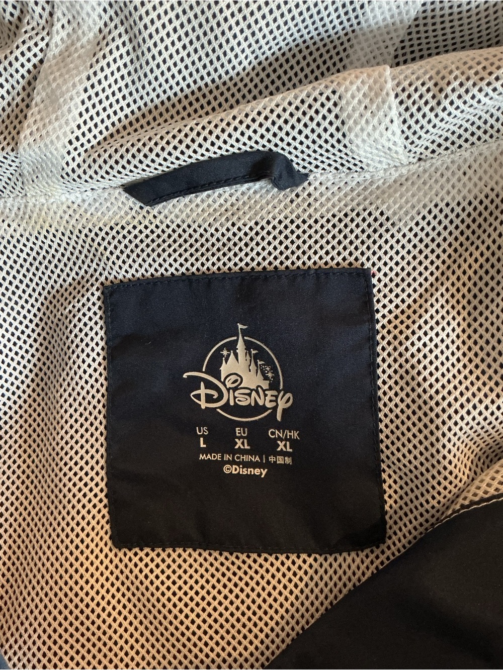 Women's Disney Parks Windbreaker Jacket - Navy Blue - Picture 4 of 5